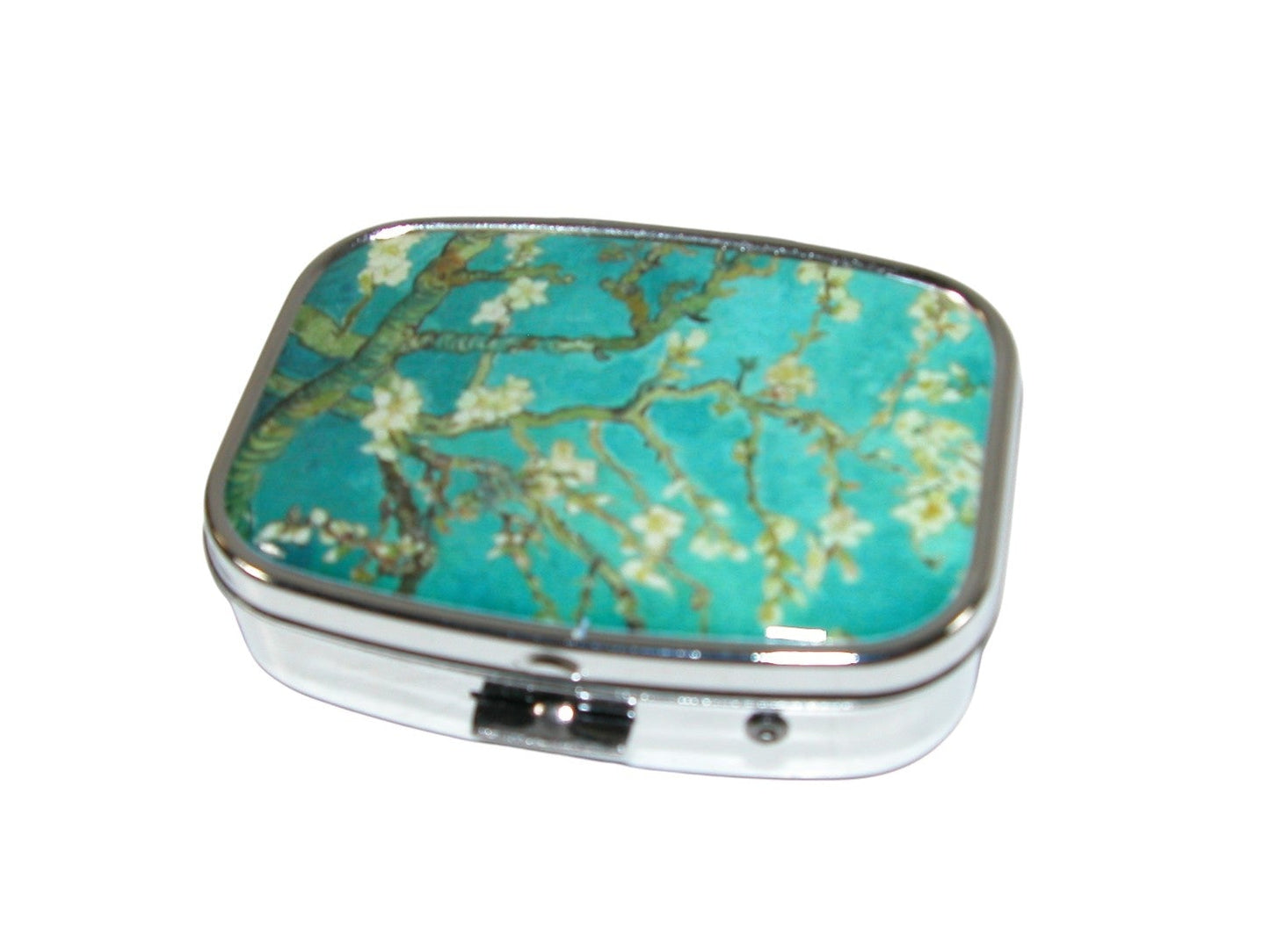 Blue Cherry Blossom Van Gogh Pill Box GF3994
