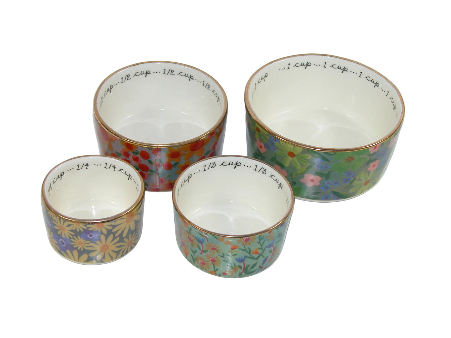 Measuring Cup Set of 4 GF4007 Floral