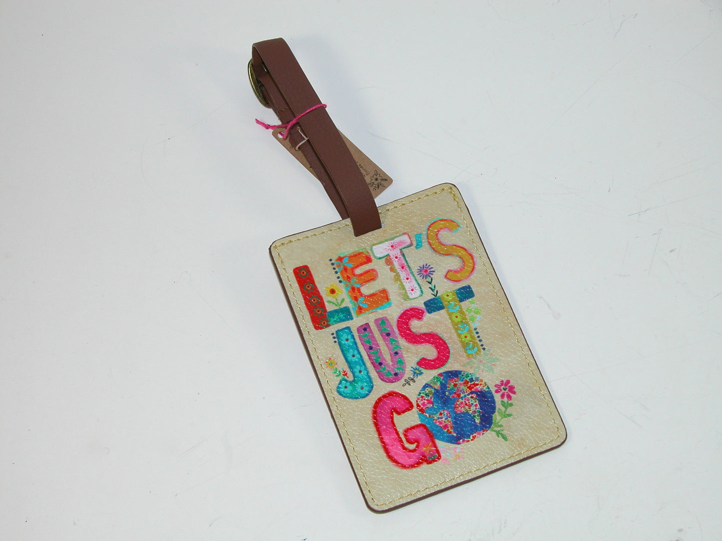 Luggage Tag Let's Just Go GF4004
