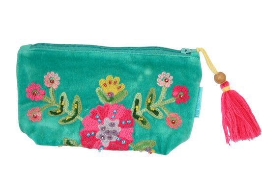 Embroidered Make Up Bag Coin Purse (GF4670) Floral