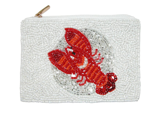 Beaded Coin Purse, Lobster (GF4678)