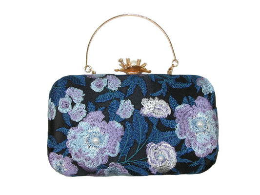 Embroidered Floral Clutch Evening Clutch HandBag GF4695