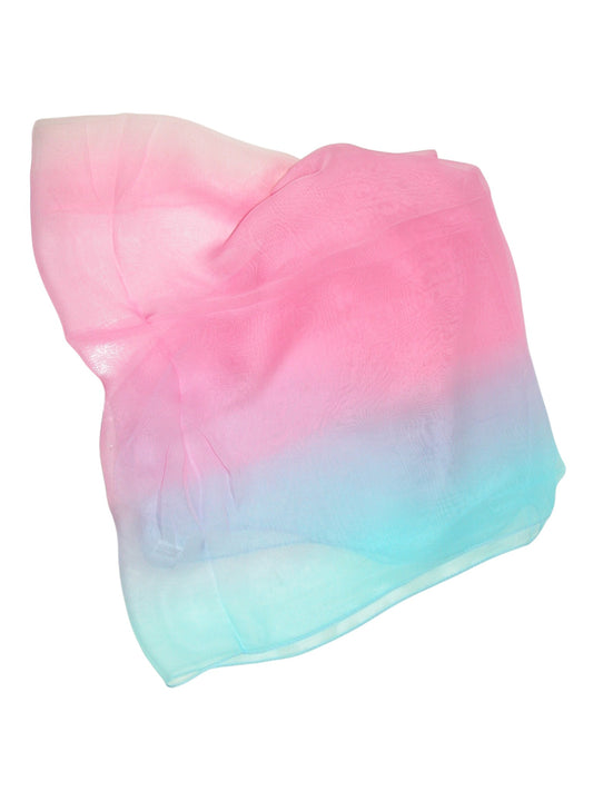 Rayon Ombre Pink to Light Blue Scarf (GF4706)