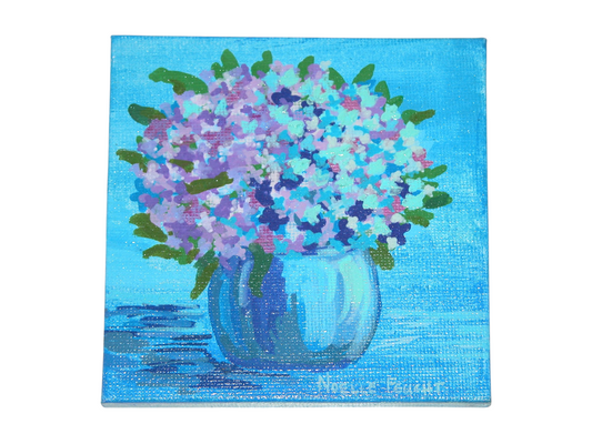 Original Acrylic Painting Art 4" X 4" ART146 by Noelle