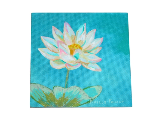Original Acrylic Painting Art 4" X 4" ART145 by Noelle