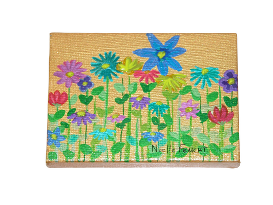 Original Acrylic Painting Art 2" X 3" ART159 by Noelle
