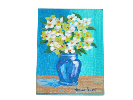 Original Acrylic Painting Art 4" X 3" ART157 by Noelle