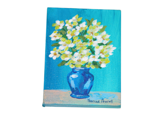 Original Acrylic Painting Art 4" X 3" ART155 by Noelle