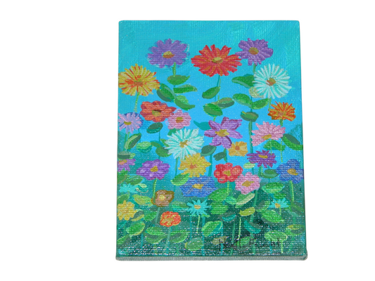 Original Acrylic Painting Art 4" X 3" ART154 by Noelle