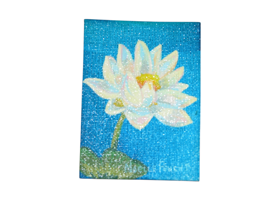 Original Acrylic Painting Art 2" X 3" ART163 by Noelle