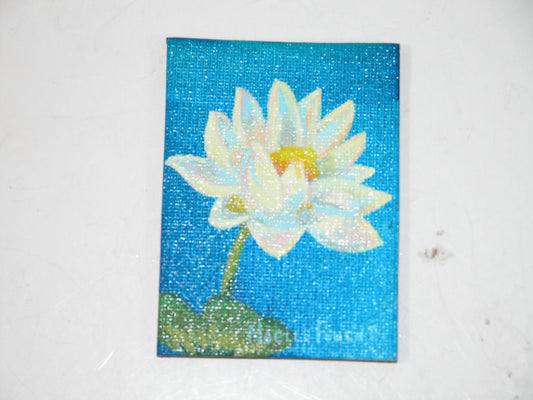 Original Acrylic Painting Art 2" X 3" ART161 by Noelle