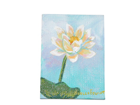 Original Acrylic Painting Art 2" X 3" ART164 by Noelle