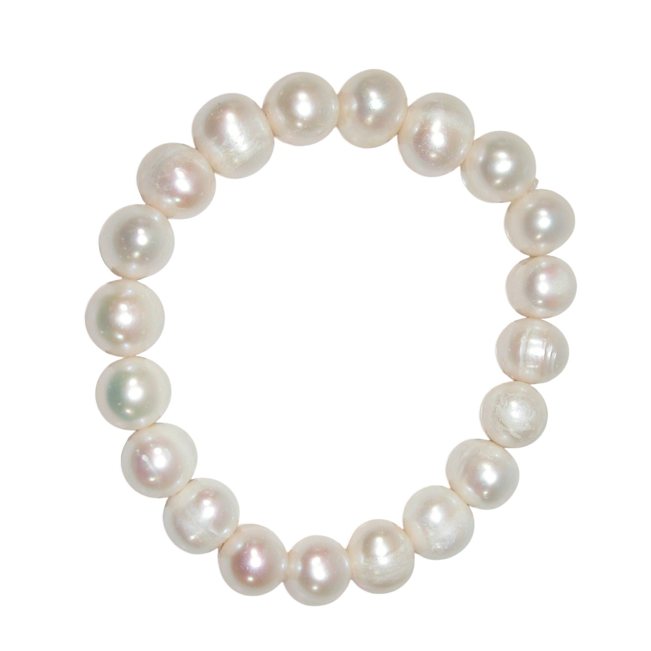 Amy Kahn‎ Russell Watch New Battery Mother of Pearl Stretch Bracelet Watch 6.5\