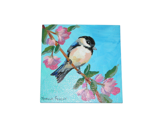 Original Acrylic Painting Art 3" X 3" ART175 by Noelle