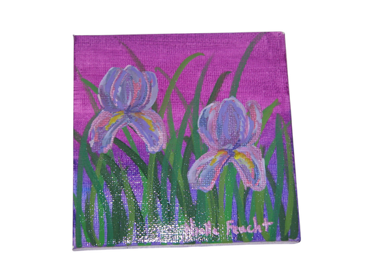 Original Acrylic Painting Art 4" X 4" ART174 by Noelle