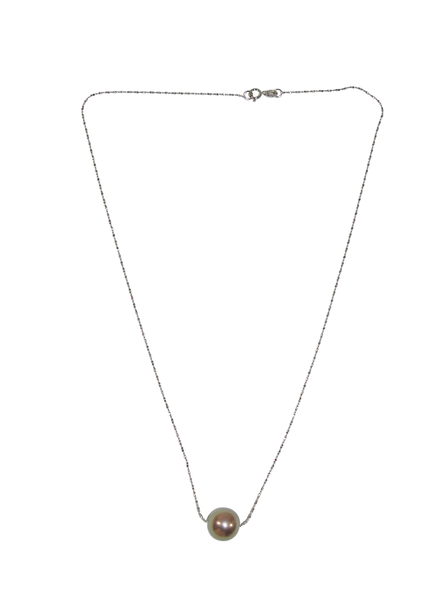 N5072 Baroque Pearl on Sterling Silver Chain