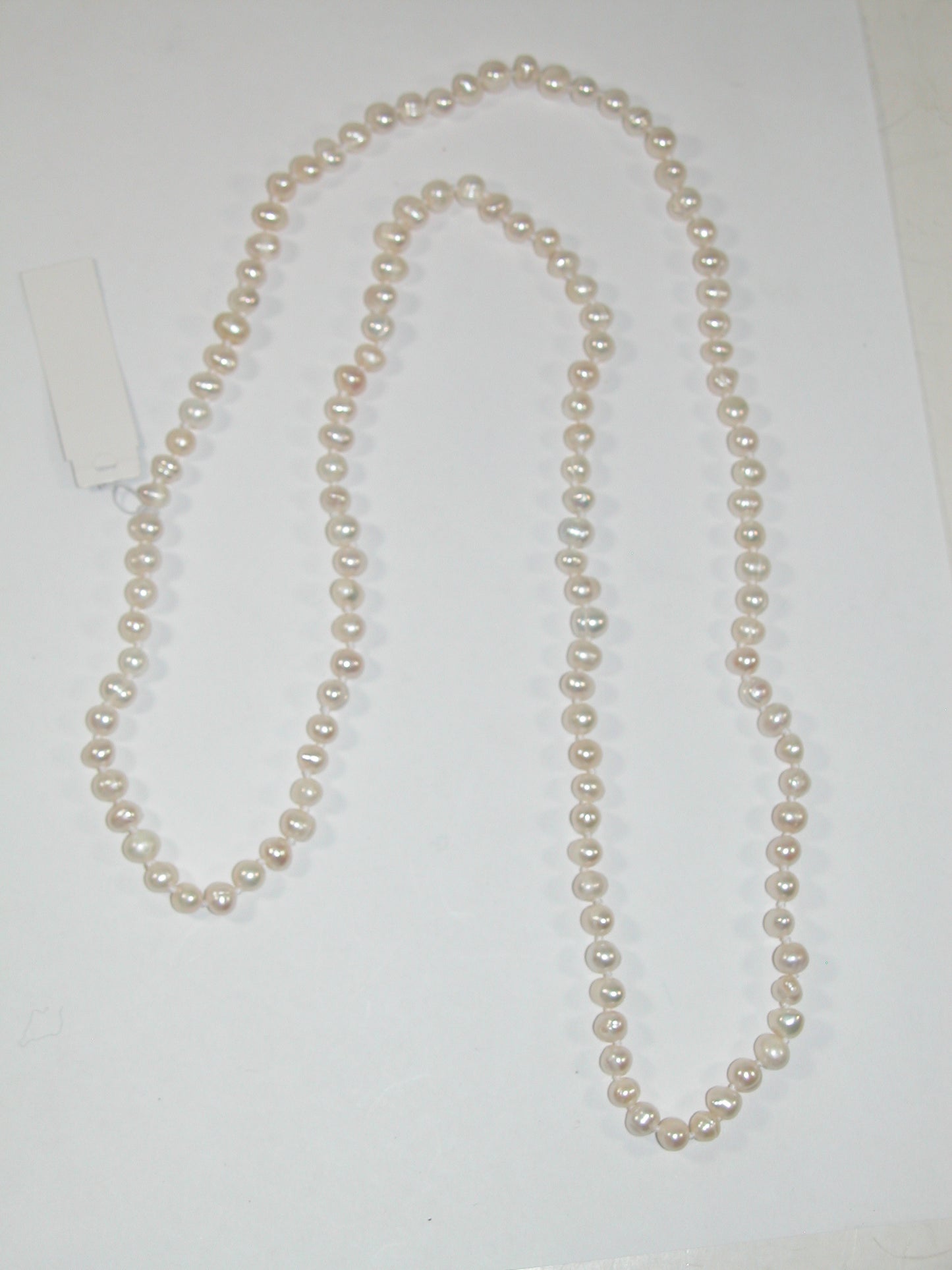 N5070 36 Inch Knotted Freshwater Pearl Necklace