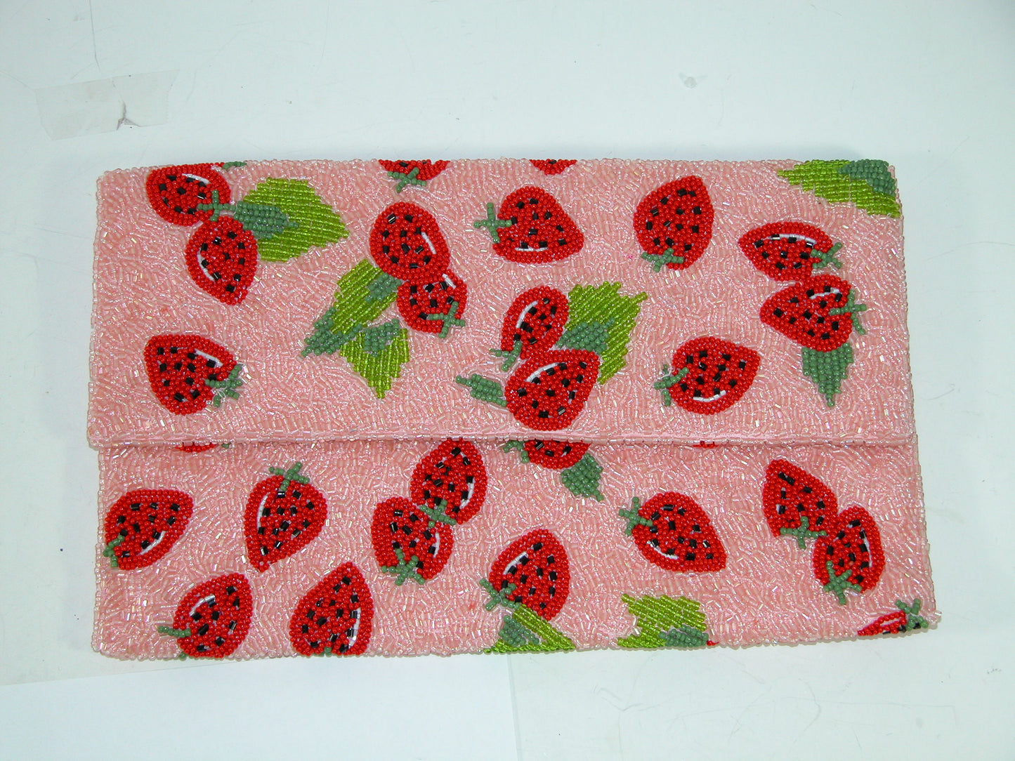 Beaded Strawberry Clutch Handbag GF4824