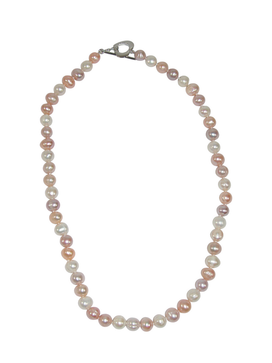 N5077 Pink Freshwater Pearl Necklace