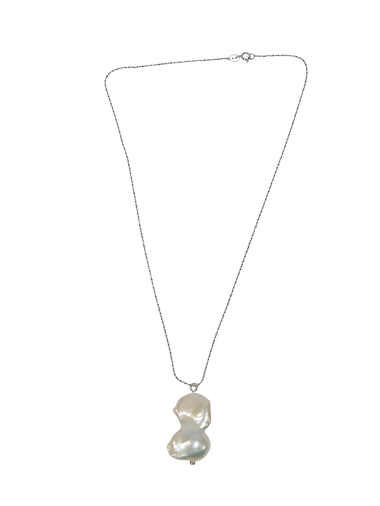 N5087 Freshwater Pearl on Sterling Silver Chain