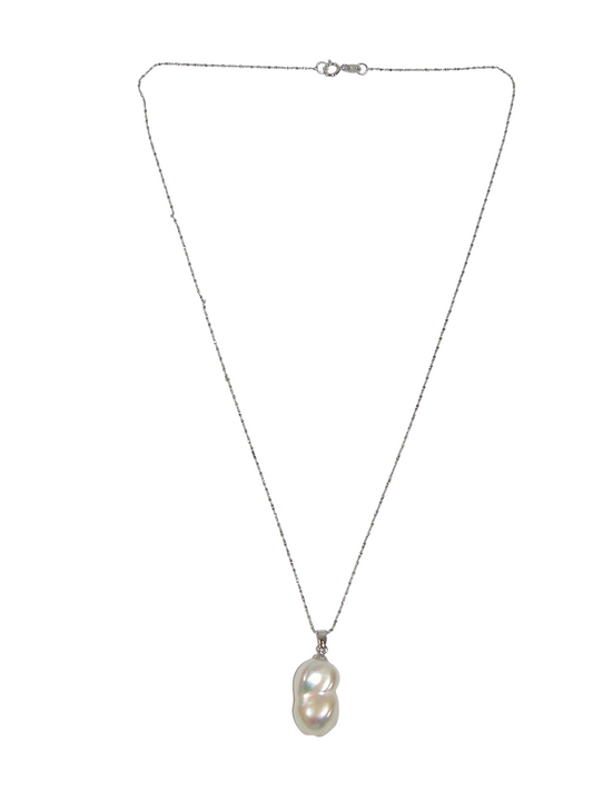 N5083 Pearl Drop on Sterling silver Chain