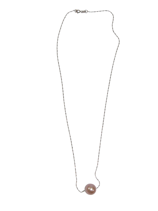 N5084 Pearl Drop on Sterling silver Chain