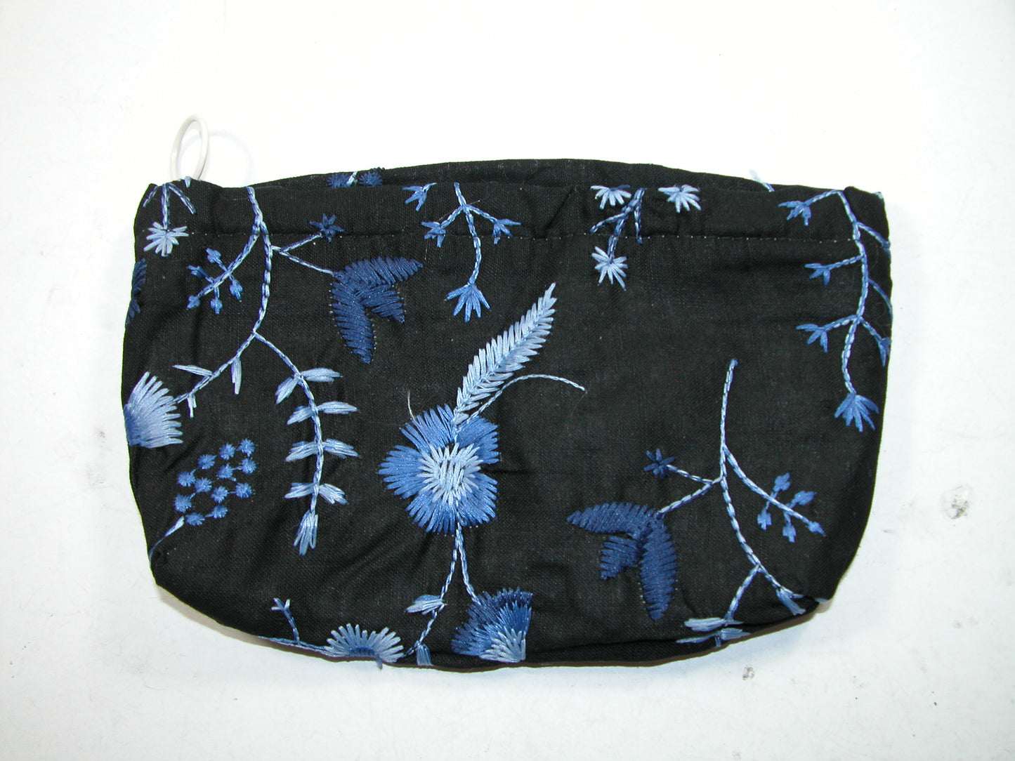 Embroidered Makeup Bag GF5014 Blue and Black