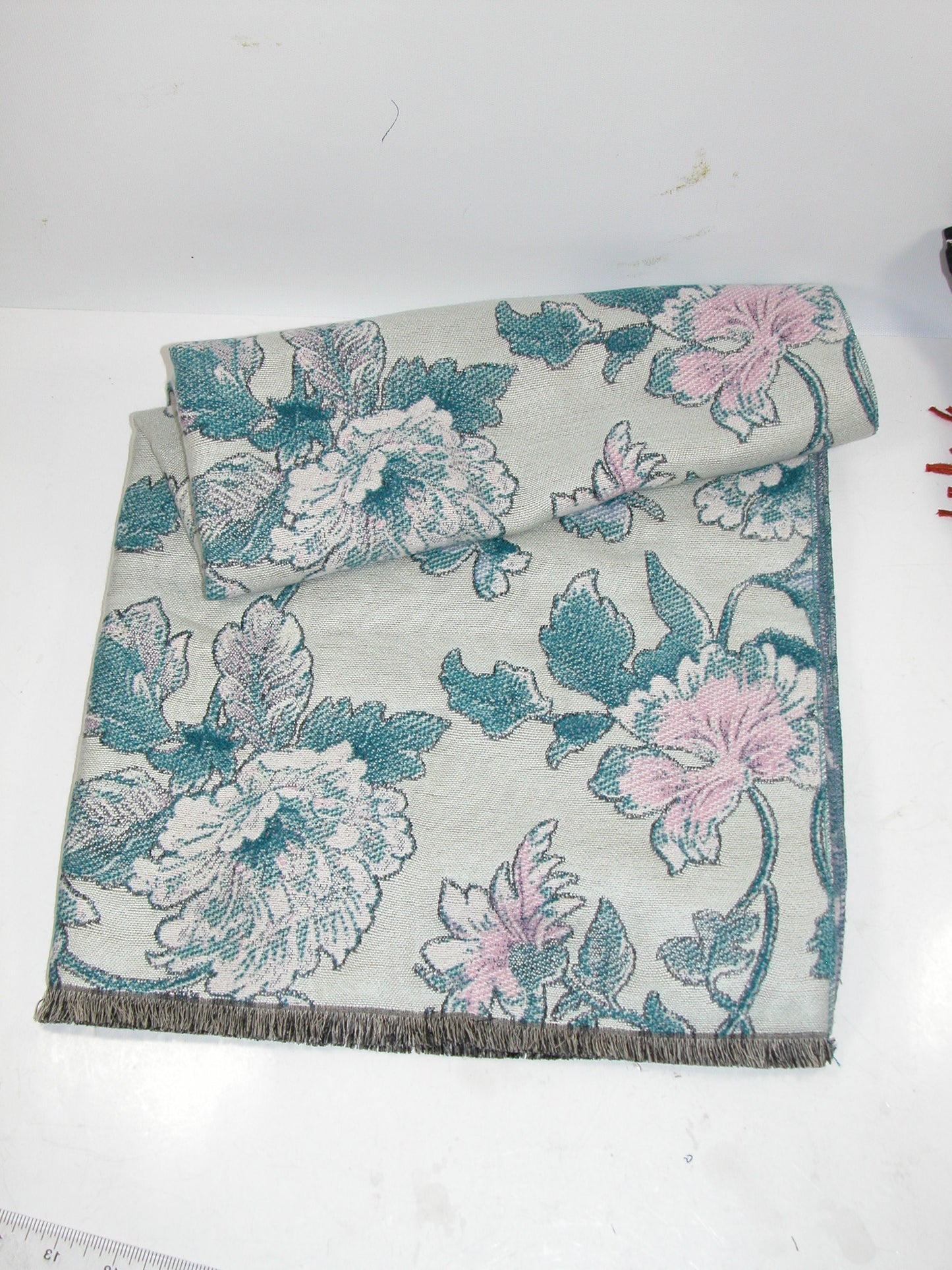 Floral Shawl with Blues and Pinks GF5109