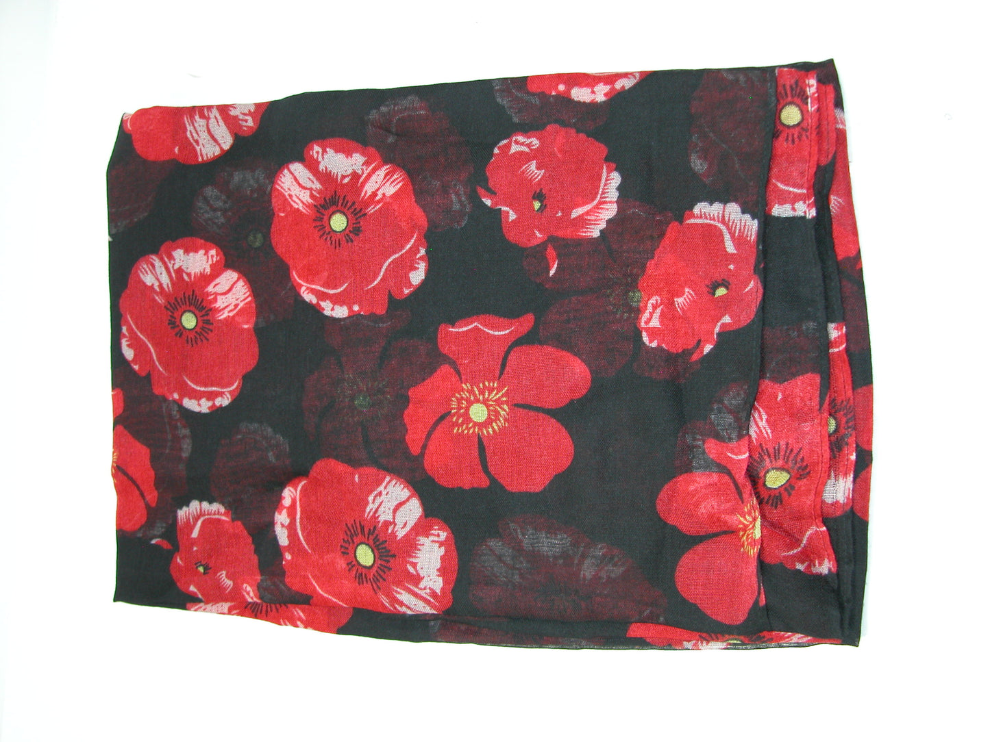 Poppy Scarf With Black GF5086