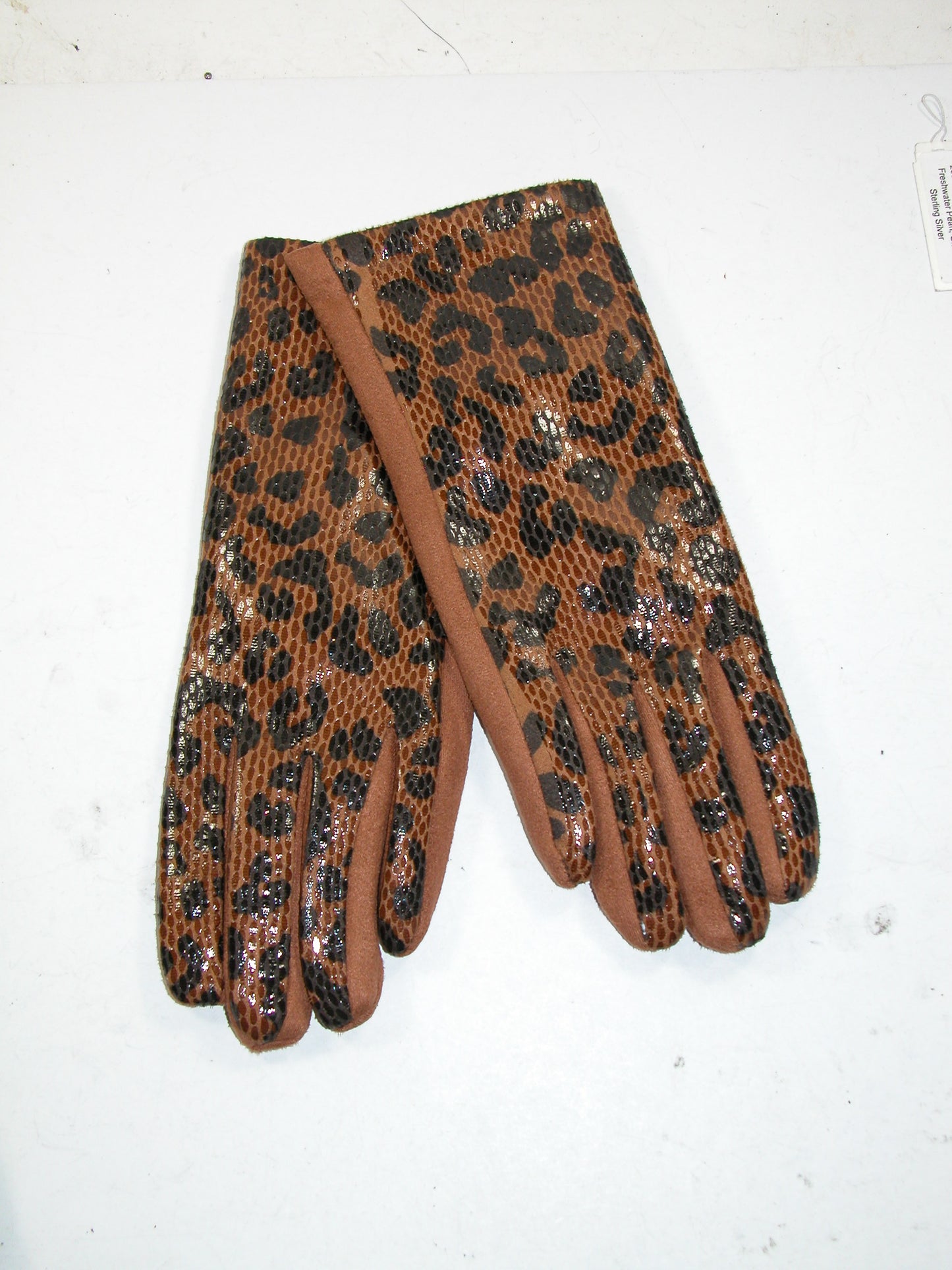 Animal Print Gloves Leopard Brown GF5118