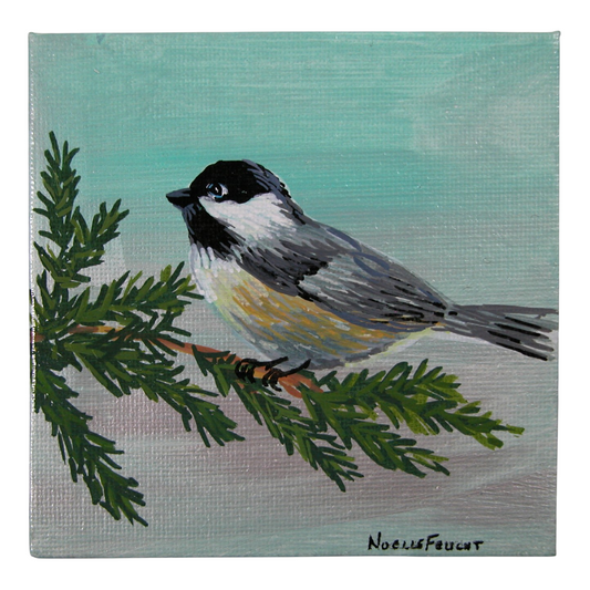 Original Acrylic Art By Noelle 4" X 4"  ART257