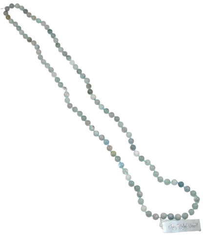 Aquamarine Single Strand Necklace