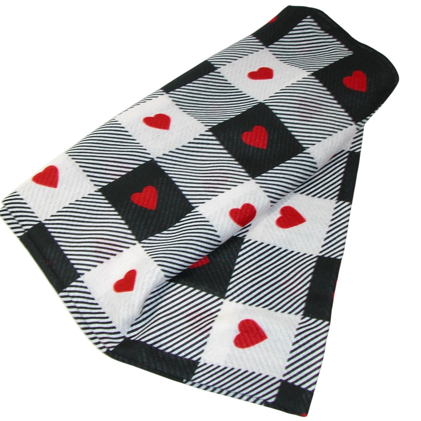 Heart Checkered Scarf Shawl GF4126