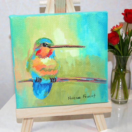 Original Acrylic Painting 3" X 3"" ART116 by Noelle