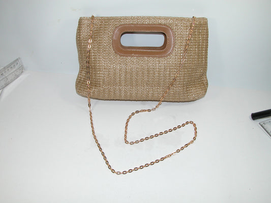 Woven Rattan Clutch Purse GF2027