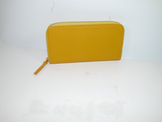 Leather Wallet Yellow GF2087