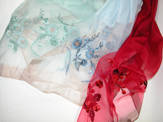 Embroidered Scarf GF2084