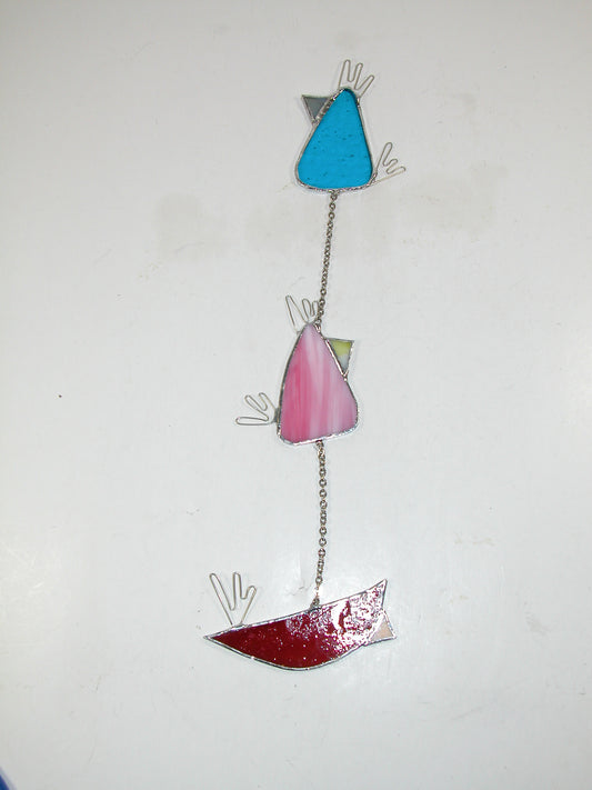 3 Bird drop on chain GF2103 by LORI