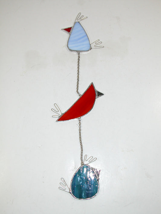3 Bird drop on chain GF2104 by LORI