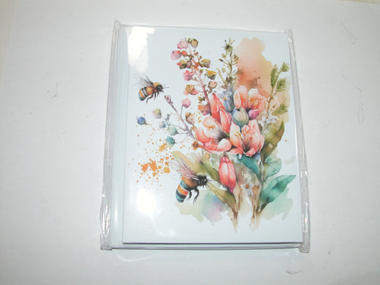 Bee and Flower Card Multi-pack G2175