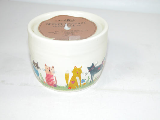 Cat Secret Message Candle GF2181