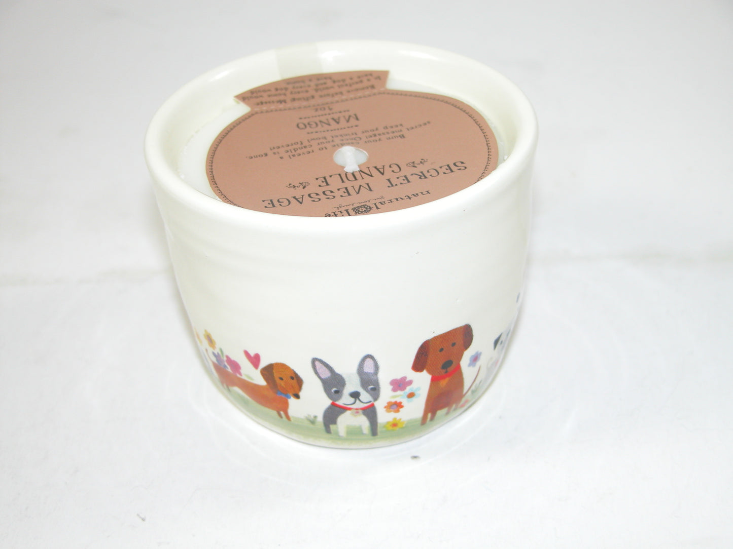 Dog Secret Message Candle GF2182