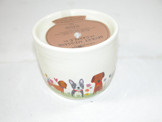 Dog Secret Message Candle GF2182