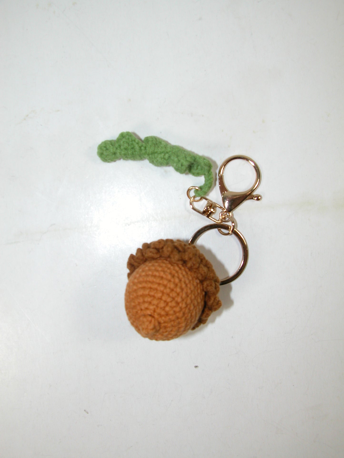 Crochet Acorn Keychain Purse Charm GF2195