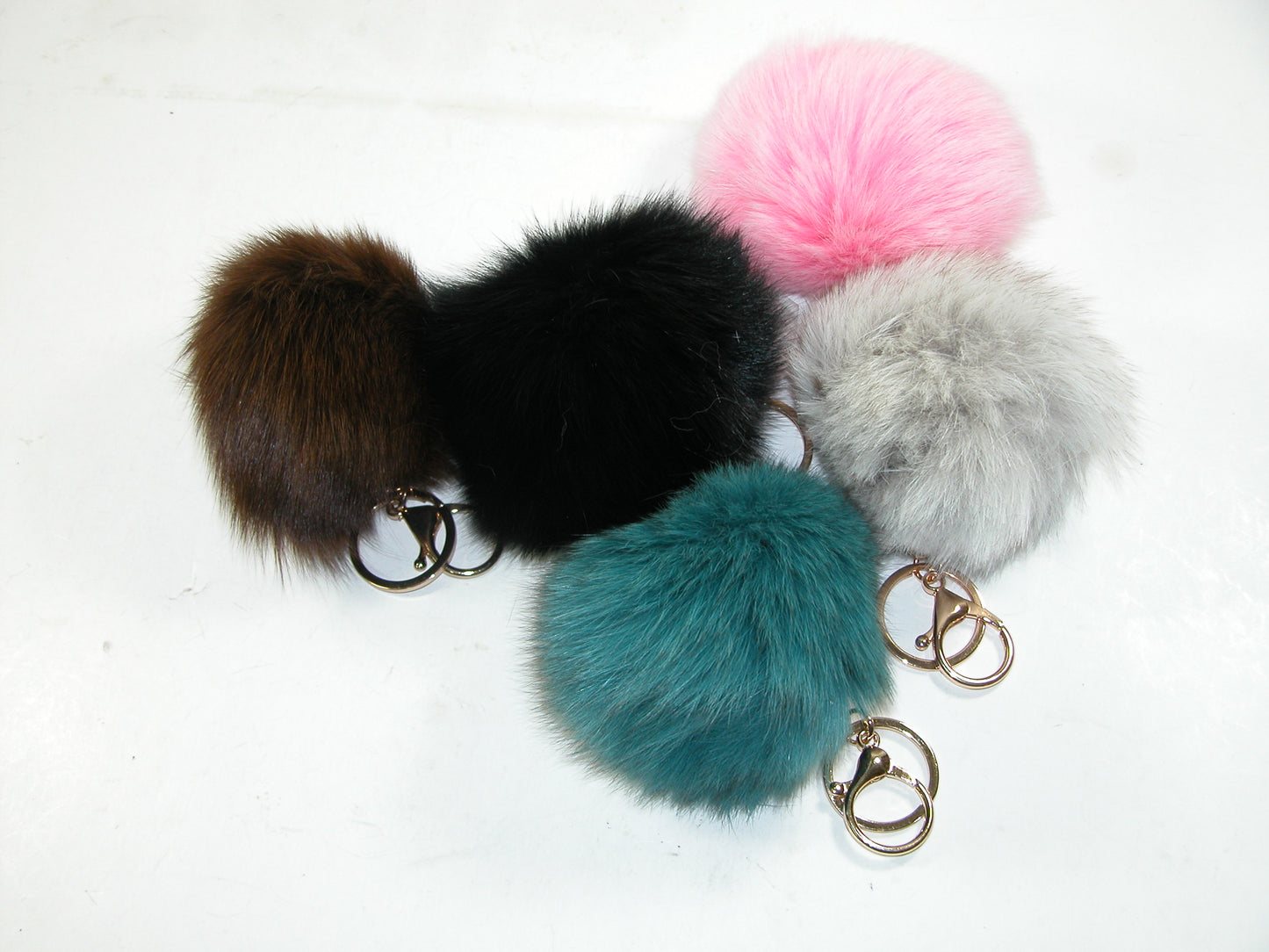 Fur Poof Keychain Purse Charm GF2199