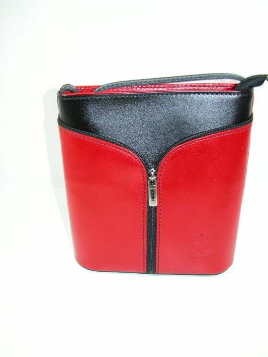 Italian Leather Handbag Purse 2 Tone GF3003