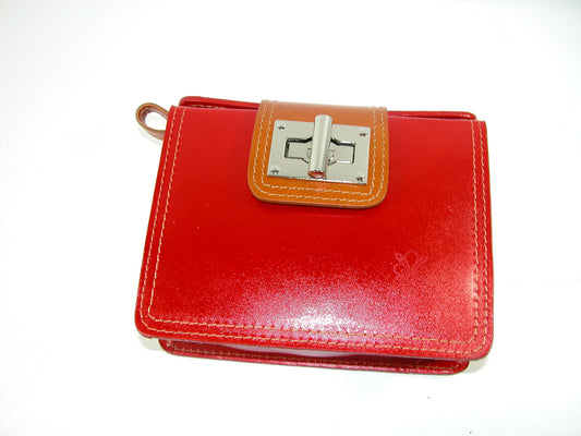Italian Leather Handbag Purse with Clasp GF3007