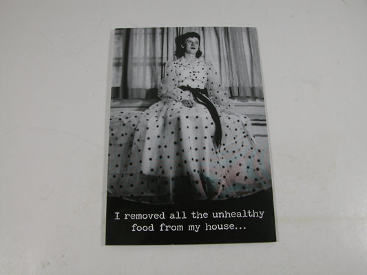 Greeting Card Unhealthy Food GF3058