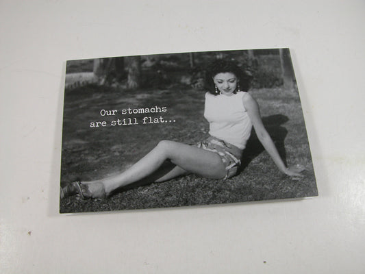 Greeting Card Flat Stomach GF3050