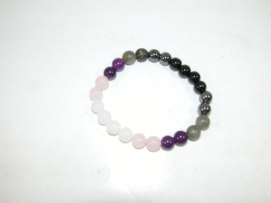 Multi Gemstone Stretch Bracelet GF3084